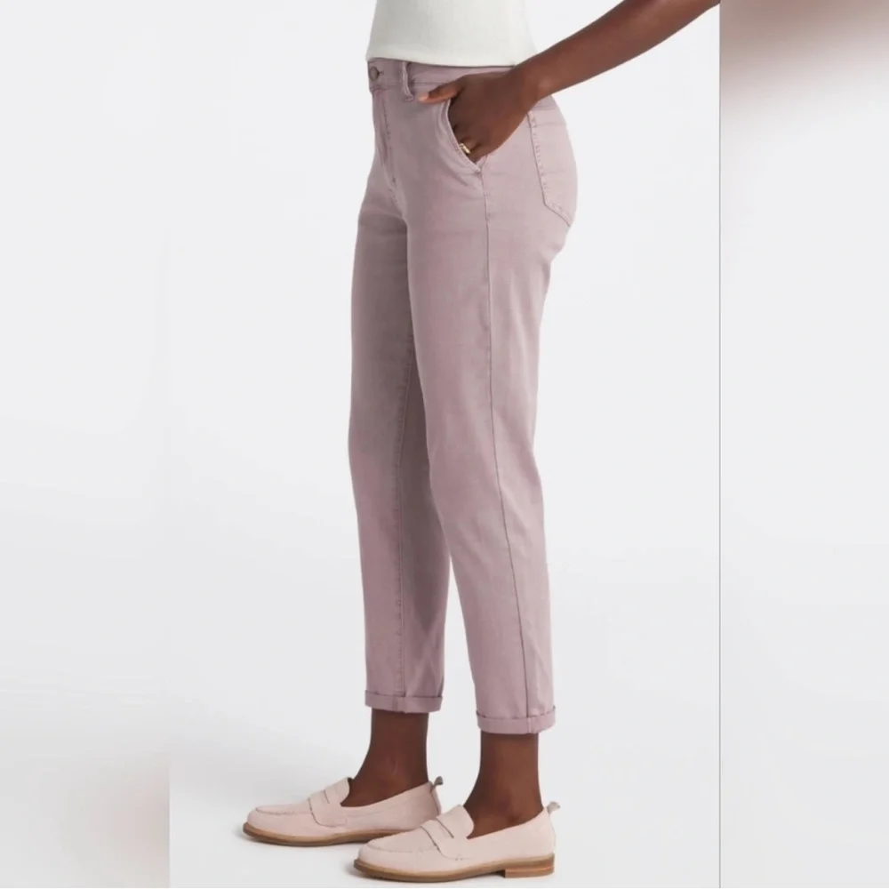 COSMIC Blue Love Moriah Pink Straight Leg Pant in Woodrose Size 28